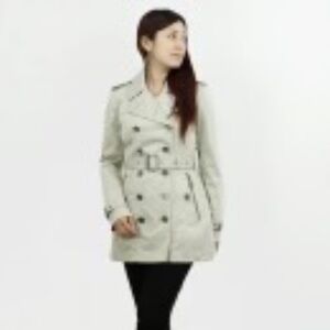 BURBERRY LADIES COAT Burberry Ladies Coat 3933696 25010 STONE short trench coat